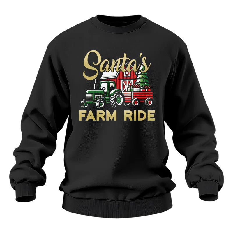 Santa's Farm Ride 2 - Unisex Heavy Blend™ Crewneck Sweatshirt