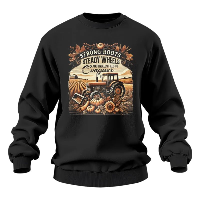 Thanksgiving Farmer Endless Fields To Conquer 2 - Unisex Heavy Blend™ Crewneck Sweatshirt