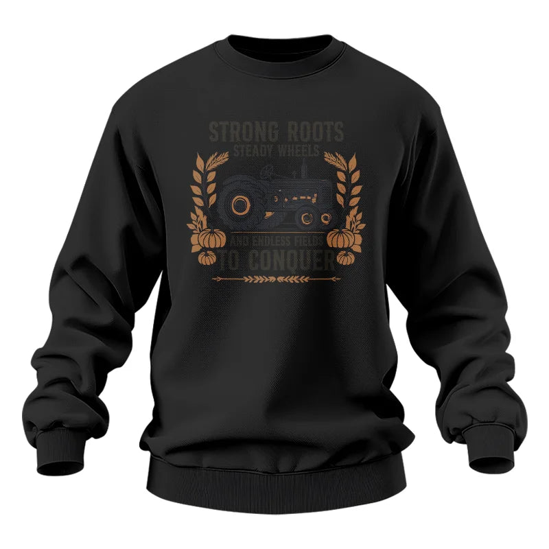 Thanksgiving Farmer Endless Fields To Conquer 5 - Unisex Heavy Blend™ Crewneck Sweatshirt