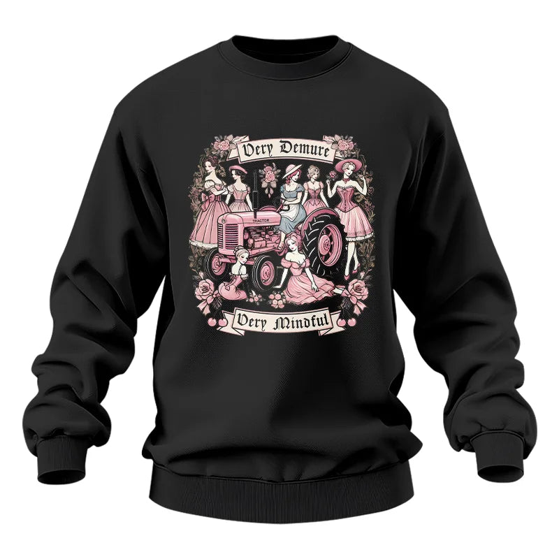 Very Demure Very Mindful Tractor - Unisex Heavy Blend™ Crewneck Sweatshirt