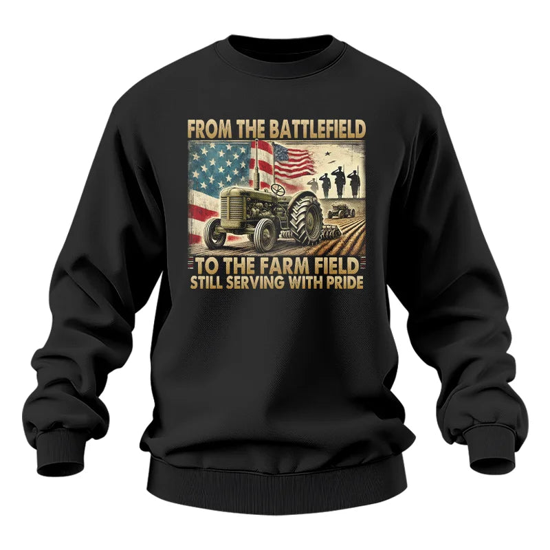 Image of Veteran Farmer From The Battlefield To The Farm Field 1 - Unisex Heavy Blend™ Crewneck Sweatshirt