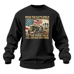 Veteran Farmer From The Battlefield To The Farm Field 1 - Unisex Heavy Blend™ Crewneck Sweatshirt