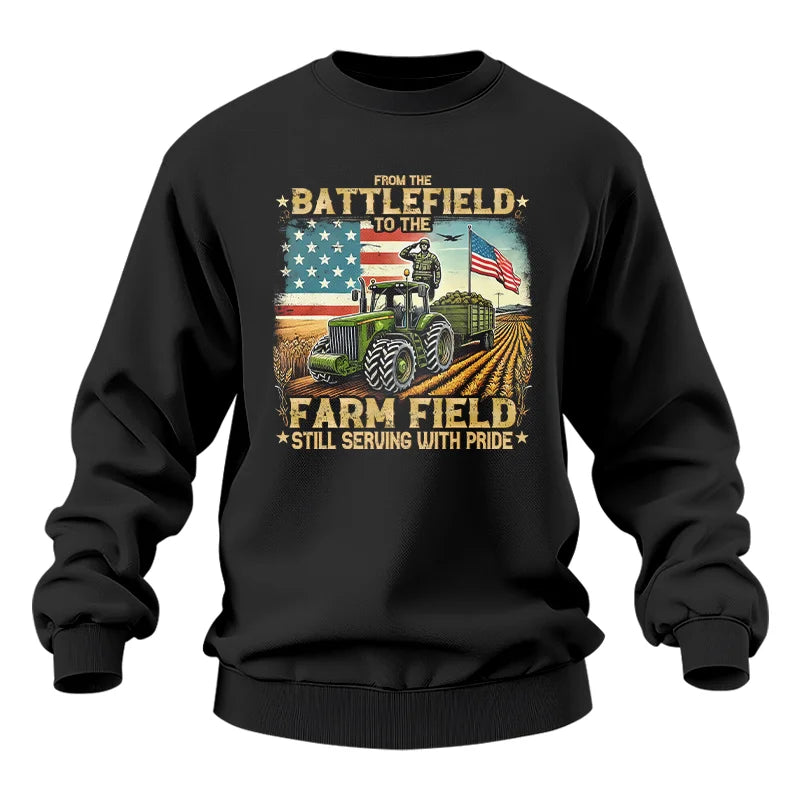 Image of Veteran Farmer From The Battlefield To The Farm Field 2 - Unisex Heavy Blend™ Crewneck Sweatshirt