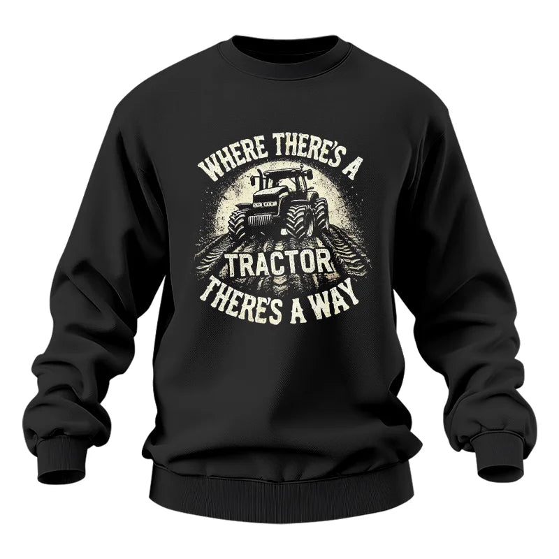 Image of Where There's A Tractor There's A Way 3 - Unisex Heavy Blend™ Crewneck Sweatshirt