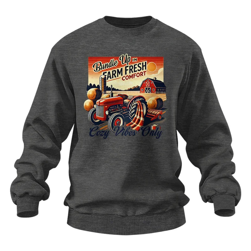 Bundle Up in Farm Fresh Comfort_Cozy Vibes Only 2 - Unisex Heavy Blend™ Crewneck Sweatshirt