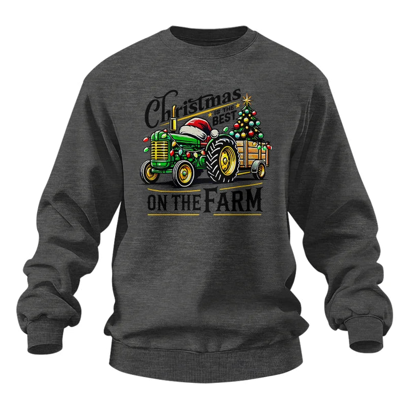 Christmas Is The Best On The Farm 3 - Unisex Heavy Blend™ Crewneck Sweatshirt