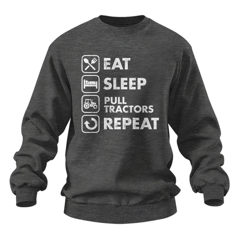 Image of Eat Sleep Pull Tractors Repeat - Unisex Heavy Blend™ Crewneck Sweatshirt