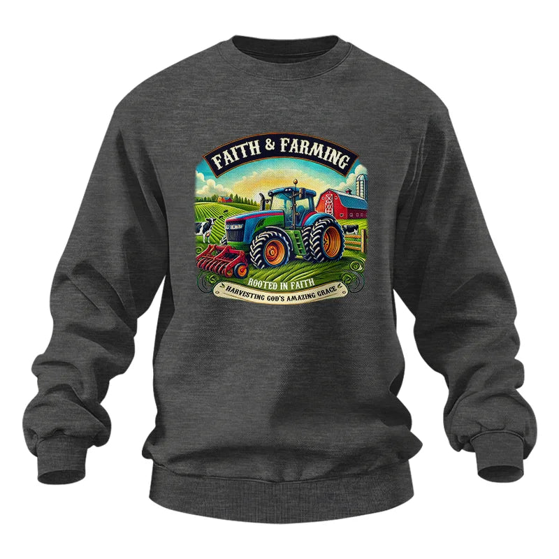 Image of Faith And Farming 2 - Unisex Heavy Blend™ Crewneck Sweatshirt