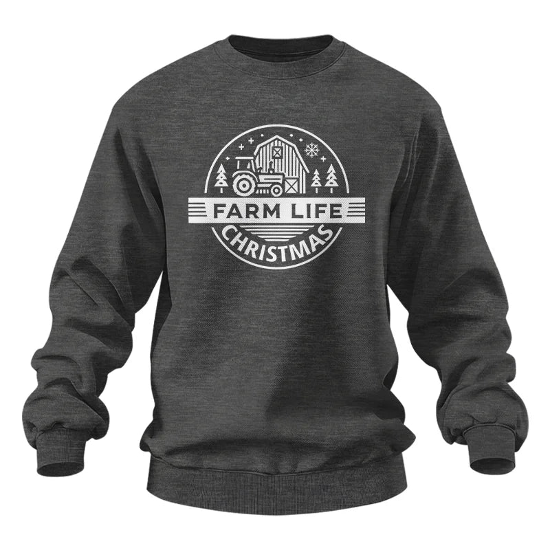 Image of Farm Life Christmas 1 - Unisex Heavy Blend™ Crewneck Sweatshirt