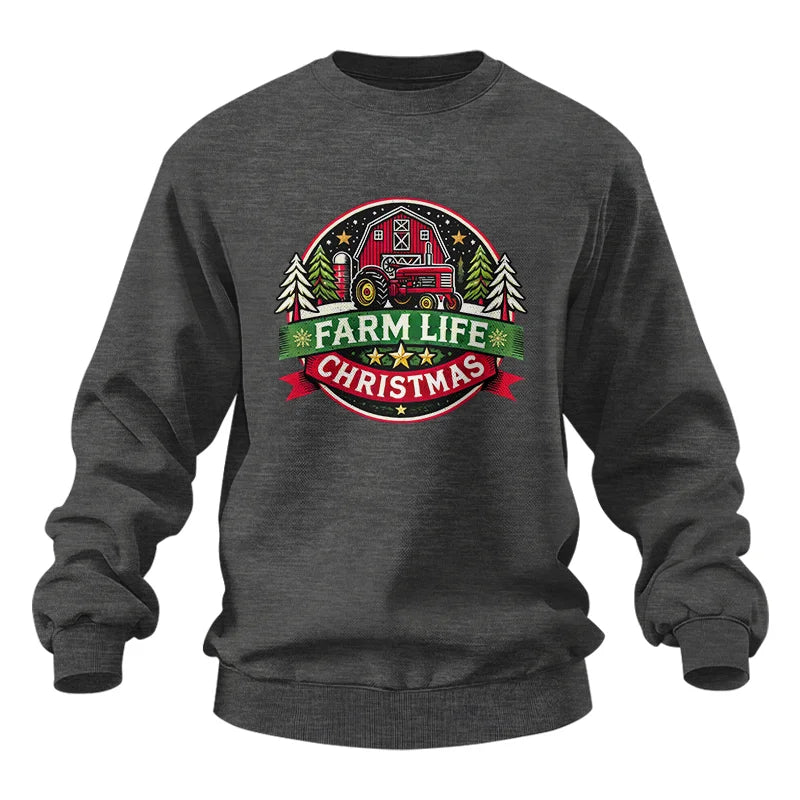 Image of Farm Life Christmas 3 - Unisex Heavy Blend™ Crewneck Sweatshirt