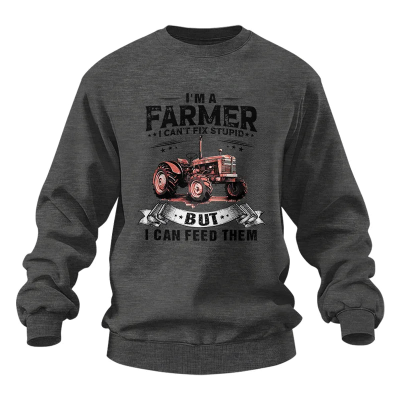 Farmer Can't Fix Stupid - Unisex Heavy Blend™ Crewneck Sweatshirt