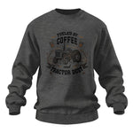 Fueled By Coffee And Tractor Dust - Unisex Heavy Blend™ Crewneck Sweatshirt