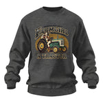 Get A Farmgirl To Marry You_A Tractor - Unisex Heavy Blend™ Crewneck Sweatshirt