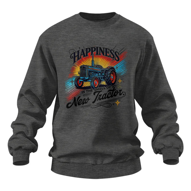 Happiness Is The Smell Of A New Tractor - Unisex Heavy Blend™ Crewneck Sweatshirt