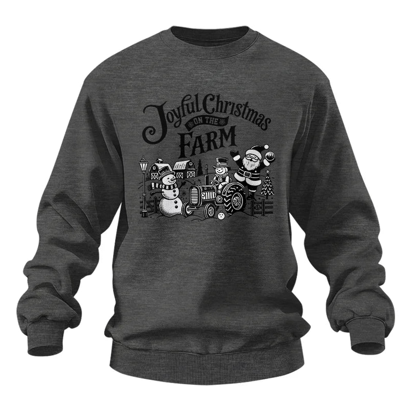 Image of Joyful Christmas On The Farm 1 - Unisex Heavy Blend™ Crewneck Sweatshirt