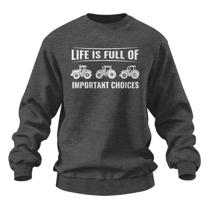 Image of Life Is Full Of Important Choices 16 - Unisex Heavy Blend™ Crewneck Sweatshirt