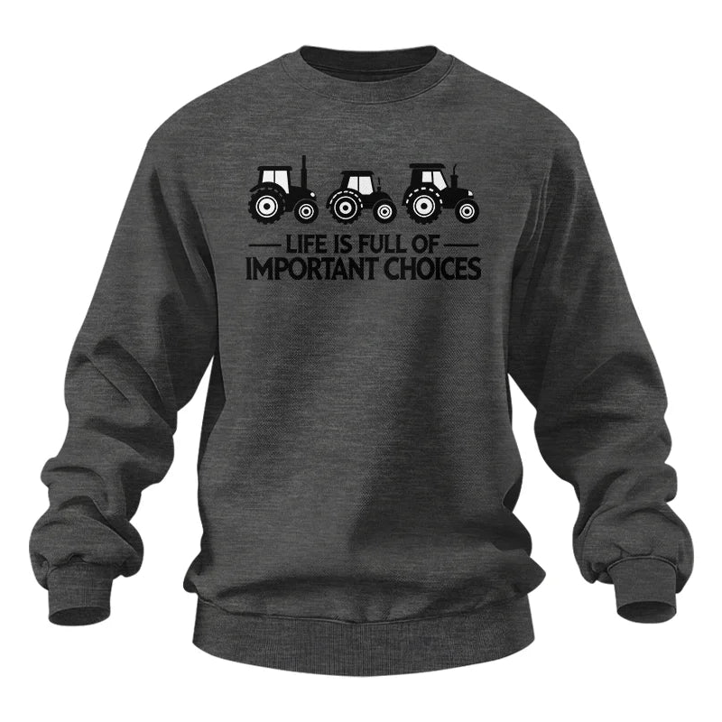 Image of Life Is Full Of Important Choices 17 - Unisex Heavy Blend™ Crewneck Sweatshirt