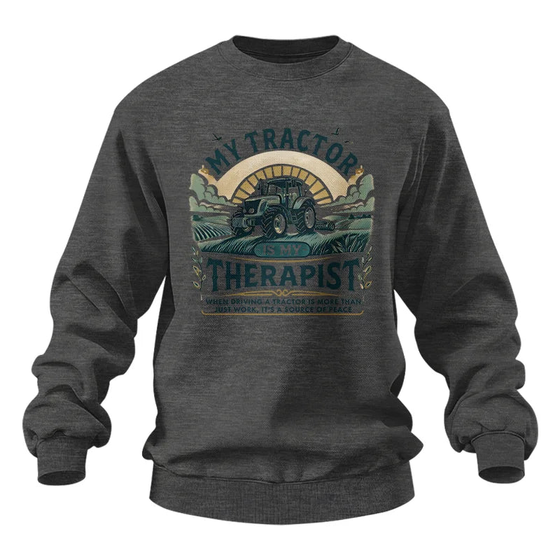 Image of My Tractor Is My Therapist - Unisex Heavy Blend™ Crewneck Sweatshirt