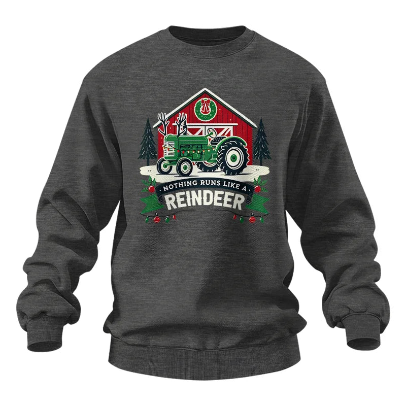 Nothing Runs Like A Reindeer 2 - Unisex Heavy Blend™ Crewneck Sweatshirt