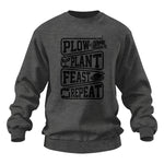 Plow Plant Feast Repeat 1 - Unisex Heavy Blend™ Crewneck Sweatshirt