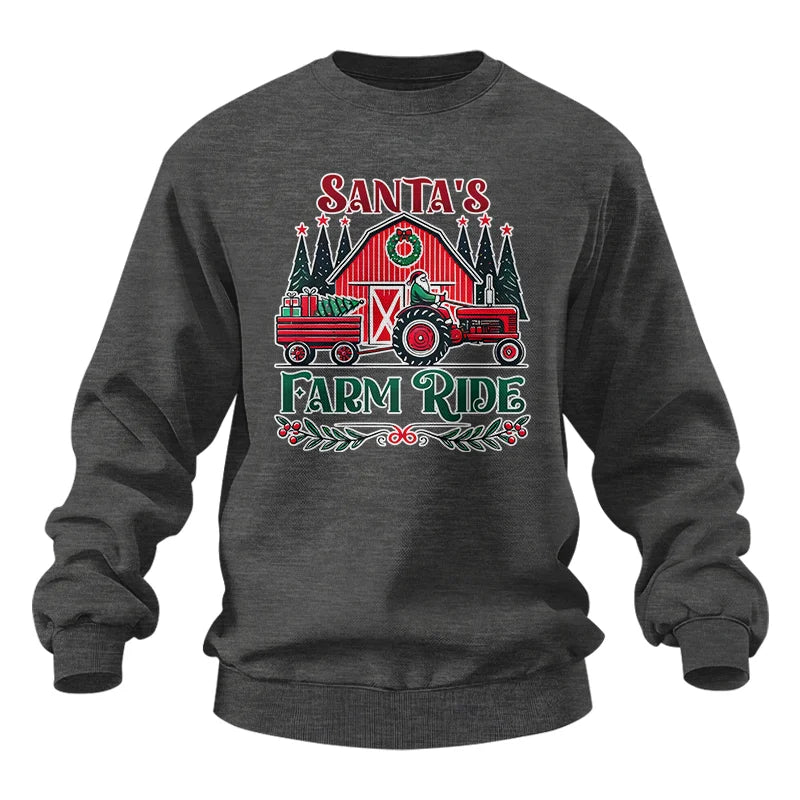 Image of Santa's Farm Ride 1 - Unisex Heavy Blend™ Crewneck Sweatshirt