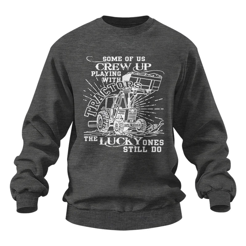 Some Of Us Grew Up Playing With Tractors 1 - Unisex Heavy Blend™ Crewneck Sweatshirt