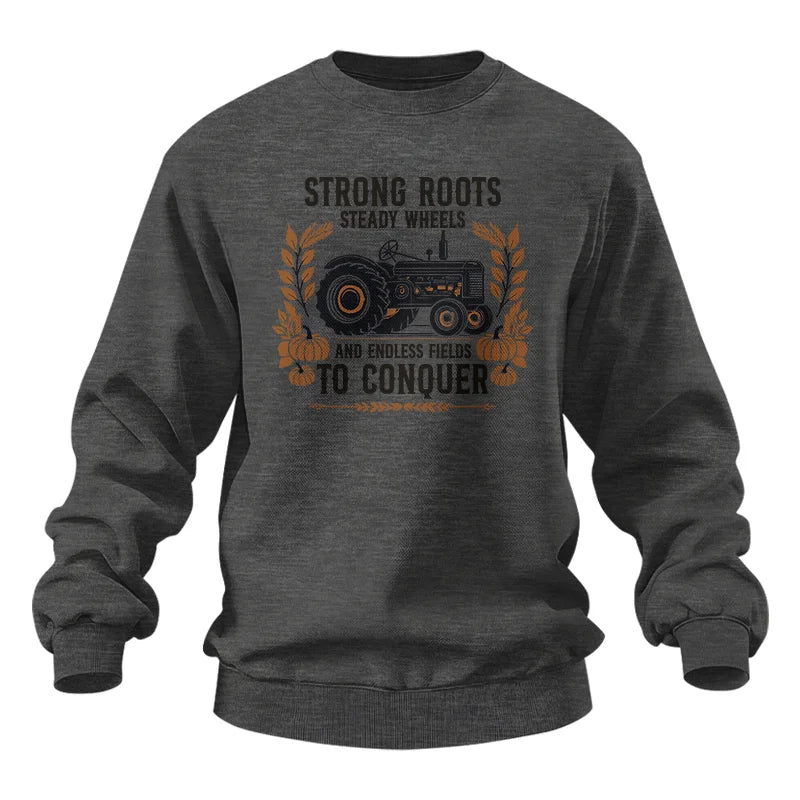 Thanksgiving Farmer Endless Fields To Conquer 5 - Unisex Heavy Blend™ Crewneck Sweatshirt