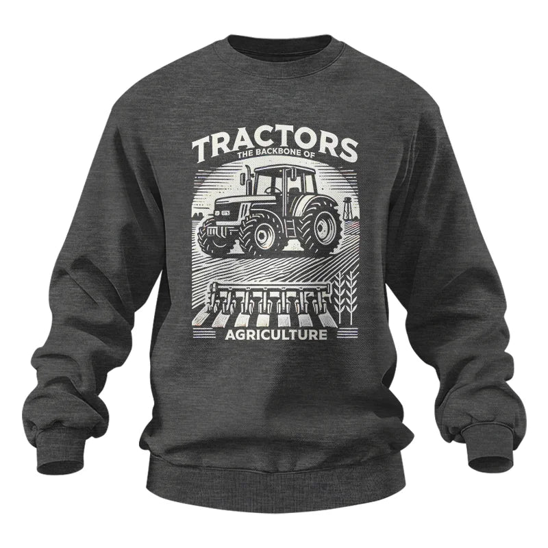 Image of Tractors The Backbone Of Agriculture - Unisex Heavy Blend™ Crewneck Sweatshirt