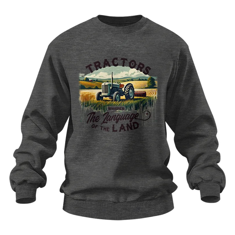 Image of Tractors Whisper The Language Of The Land 2 - Unisex Heavy Blend™ Crewneck Sweatshirt