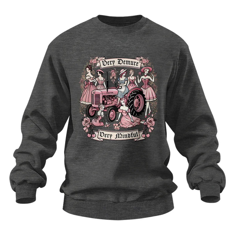 Very Demure Very Mindful Tractor - Unisex Heavy Blend™ Crewneck Sweatshirt