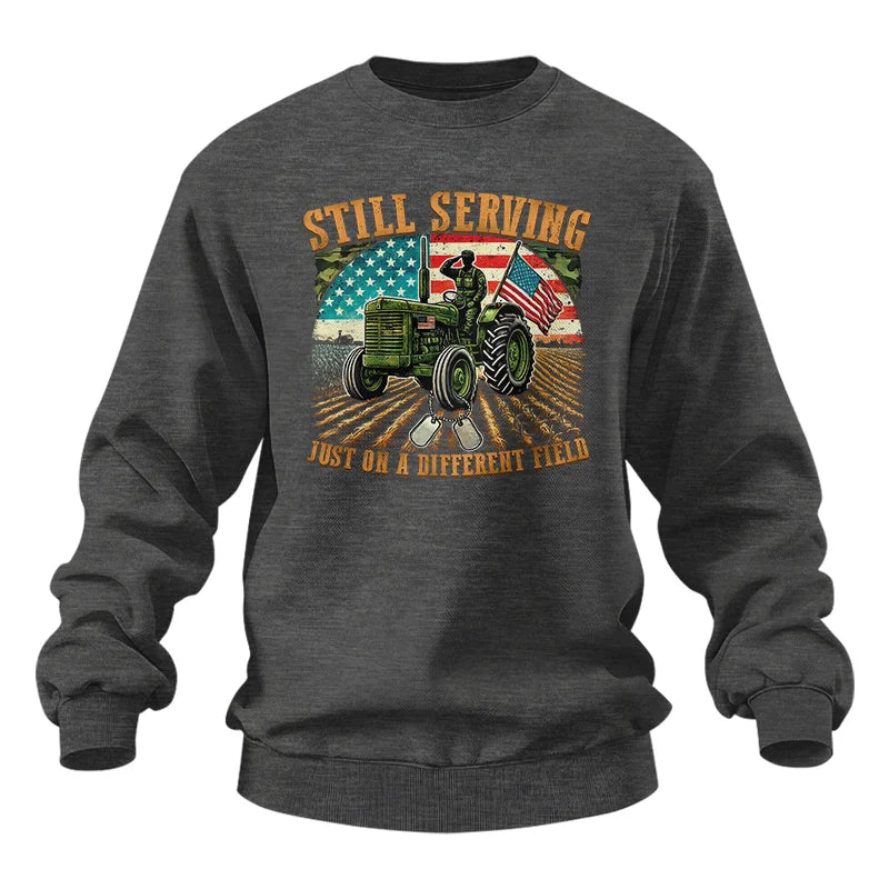 Image of Veteran Farmer Still Serving 9 - Unisex Heavy Blend™ Crewneck Sweatshirt