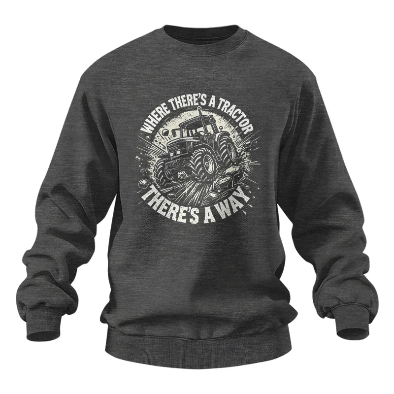 Image of Where There's A Tractor There's A Way 2 - Unisex Heavy Blend™ Crewneck Sweatshirt