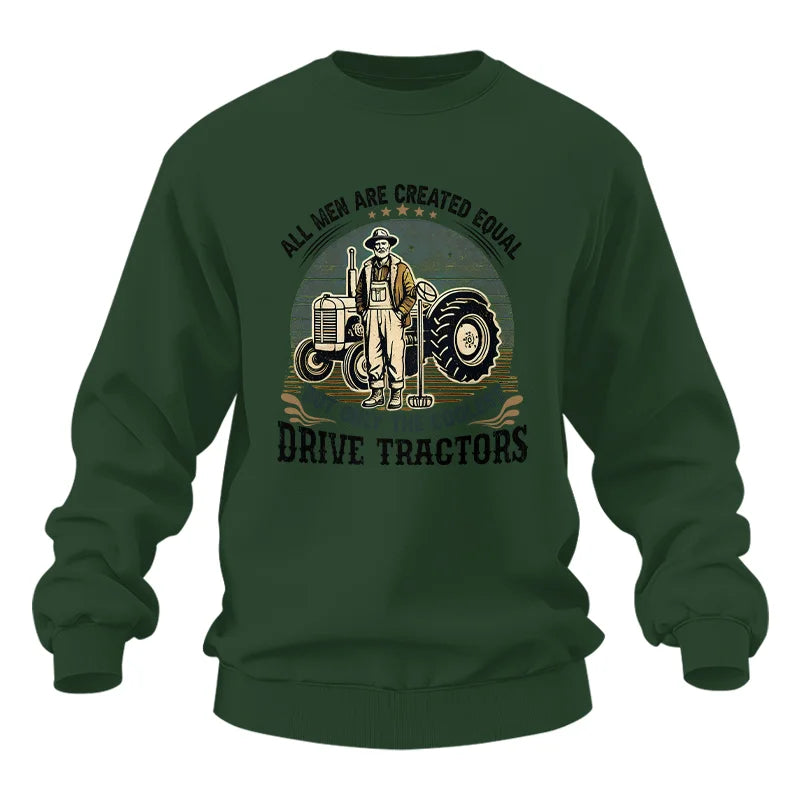 Image of All Men Equal But The Coolest Drive Tractors - Unisex Heavy Blend™ Crewneck Sweatshirt