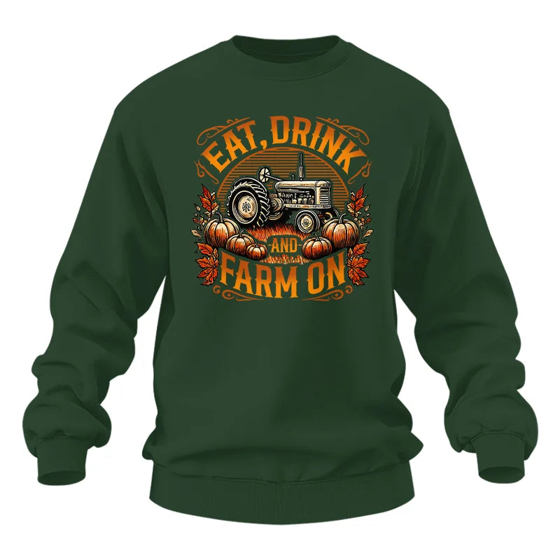 Eat Drink and Farm On 2 - Unisex Heavy Blend™ Crewneck Sweatshirt