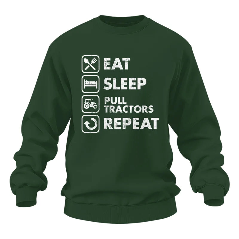 Image of Eat Sleep Pull Tractors Repeat - Unisex Heavy Blend™ Crewneck Sweatshirt