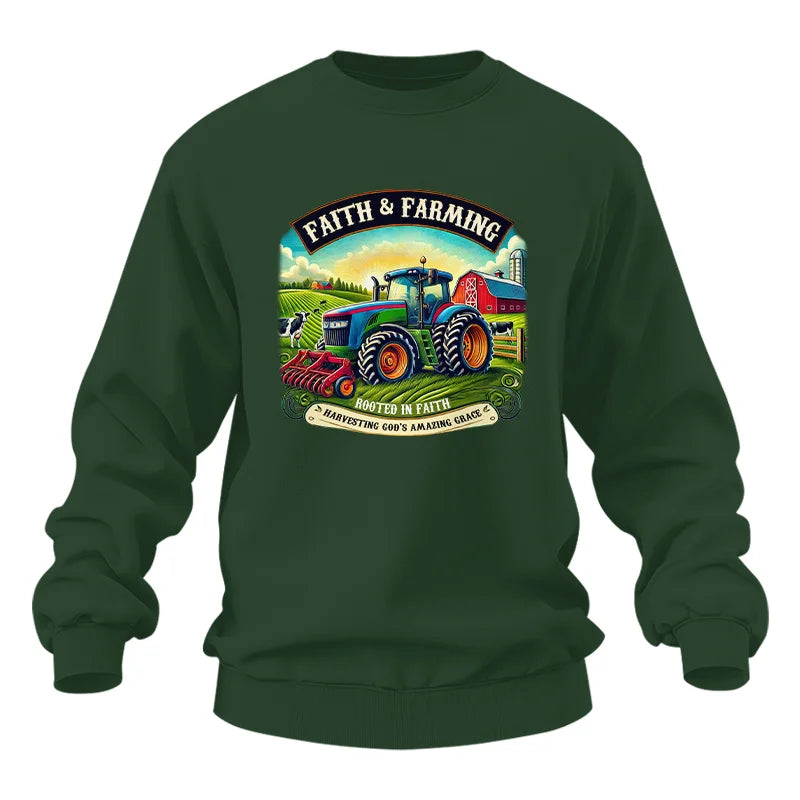 Image of Faith And Farming 2 - Unisex Heavy Blend™ Crewneck Sweatshirt