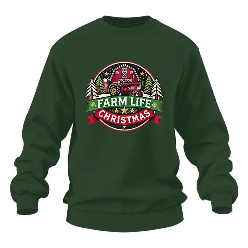 Image of Farm Life Christmas 3 - Unisex Heavy Blend™ Crewneck Sweatshirt