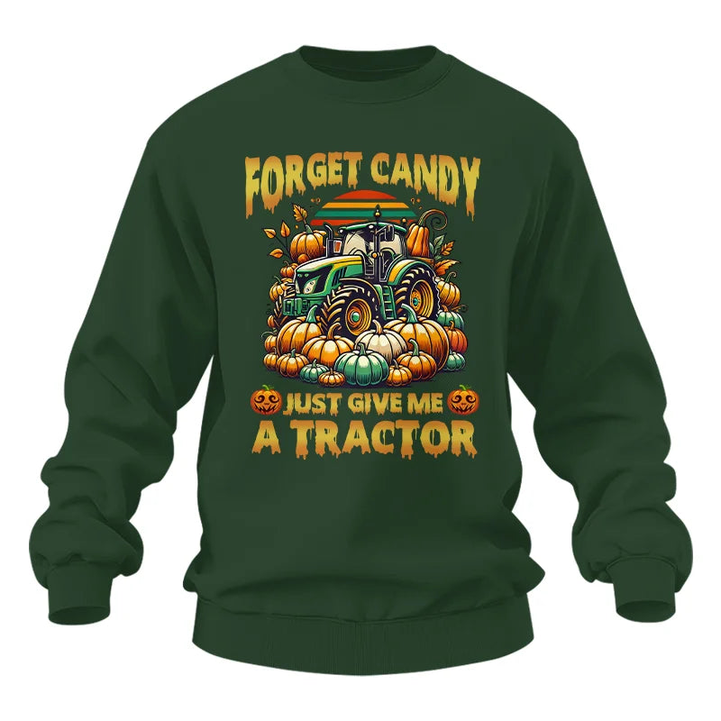 Forget Candy Just Give Me A Tractor - Unisex Heavy Blend™ Crewneck Sweatshirt