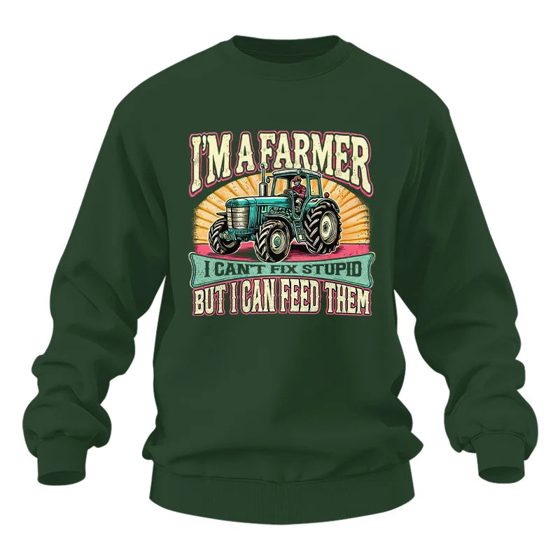 Image of I'm A Farmer_Fix Stupid_Feed Them - Unisex Heavy Blend™ Crewneck Sweatshirt