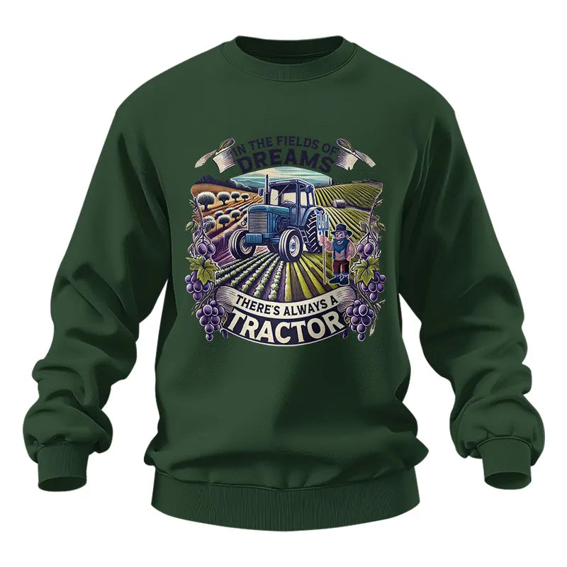 Image of In The Fields Of Dreams There's Always A Tractor 1 - Unisex Heavy Blend™ Crewneck Sweatshirt