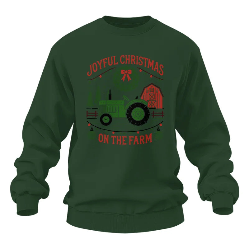 Image of Joyful Christmas On The Farm 3 - Unisex Heavy Blend™ Crewneck Sweatshirt