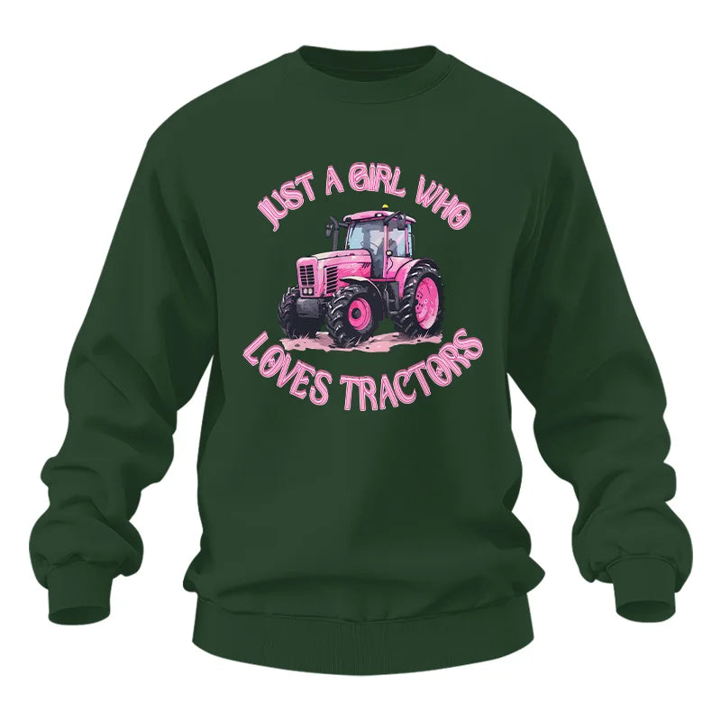 Image of Just A Girl Who Loves Tractors 1 - Unisex Heavy Blend™ Crewneck Sweatshirt