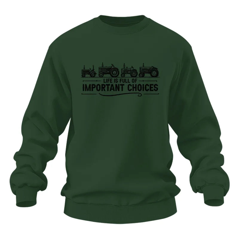 Image of Life Is Full Of Important Choices 12 - Unisex Heavy Blend™ Crewneck Sweatshirt