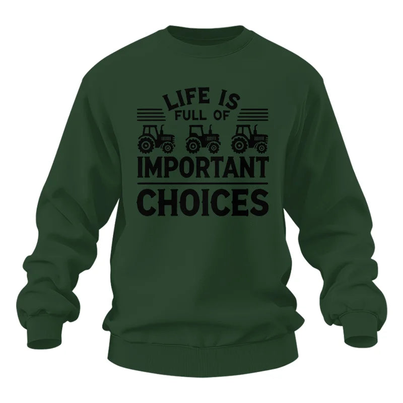 Image of Life Is Full Of Important Choices 25 - Unisex Heavy Blend™ Crewneck Sweatshirt