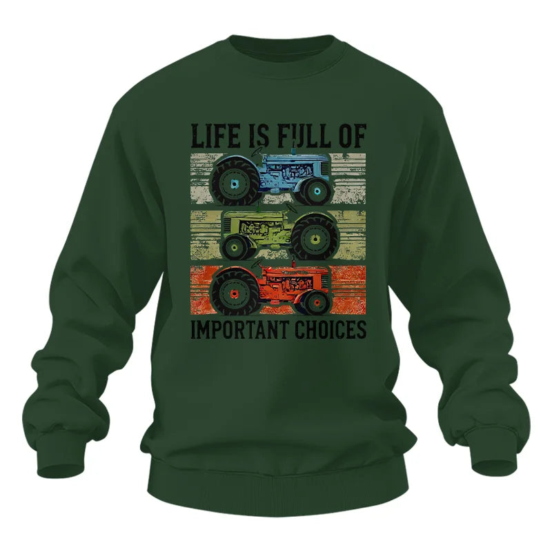 Image of Life Is Full Of Important Choices 3 - Unisex Heavy Blend™ Crewneck Sweatshirt