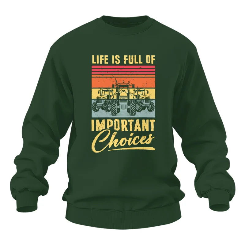 Image of Life Is Full Of Important Choices 39 - Unisex Heavy Blend™ Crewneck Sweatshirt