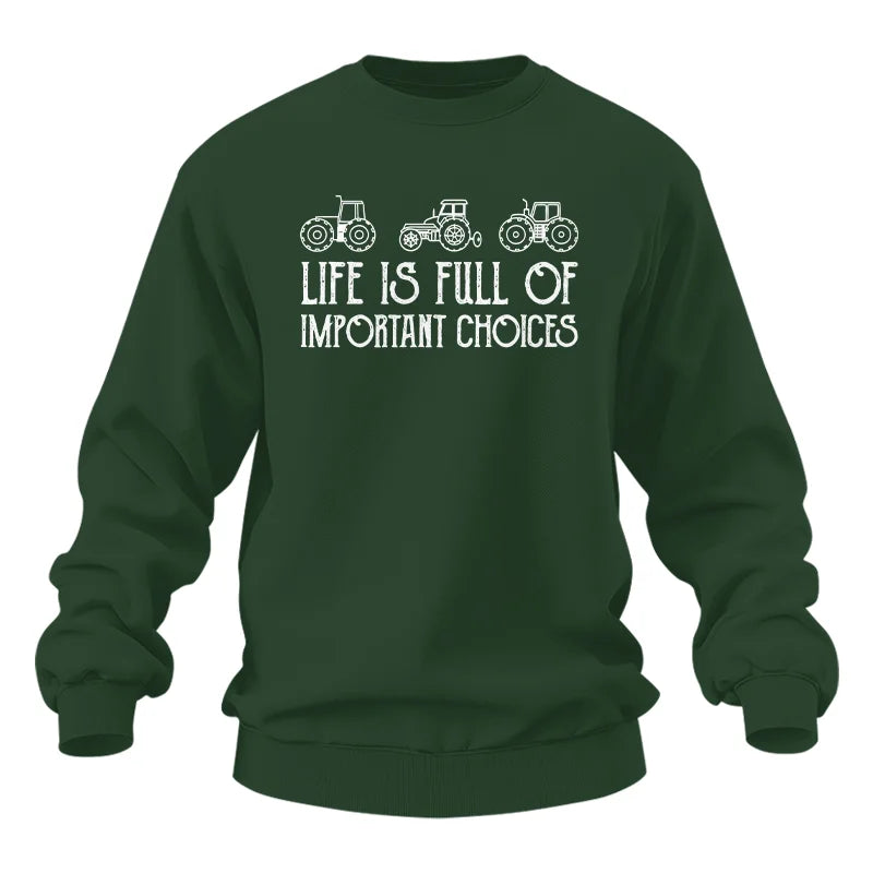 Image of Life Is Full Of Important Choices 7 - Unisex Heavy Blend™ Crewneck Sweatshirt