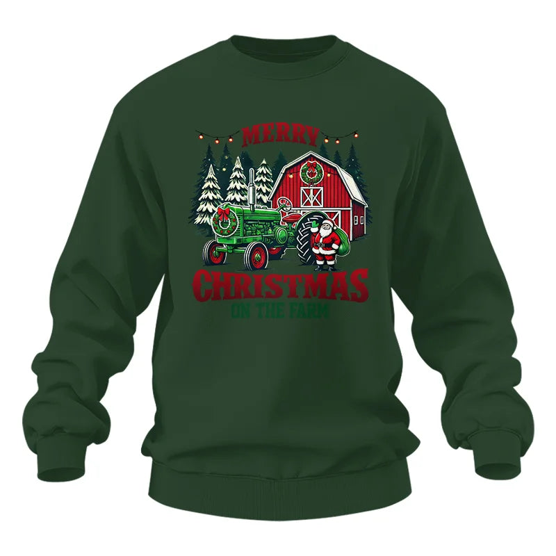 Image of Merry Christmas On The Farm 3 - Unisex Heavy Blend™ Crewneck Sweatshirt