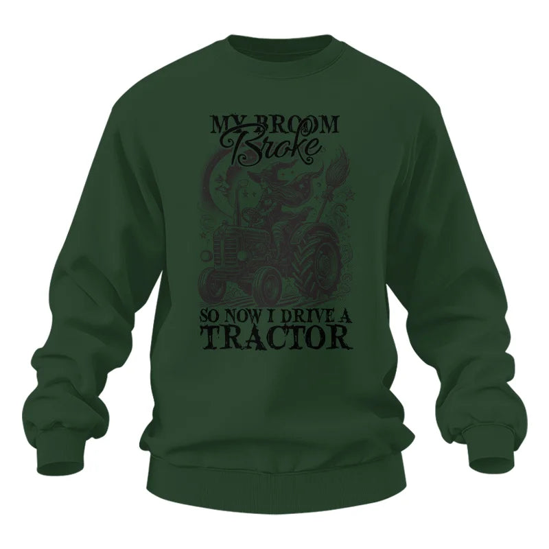 Image of My Broom Broke So Now I Drive A Tractor - Unisex Heavy Blend™ Crewneck Sweatshirt