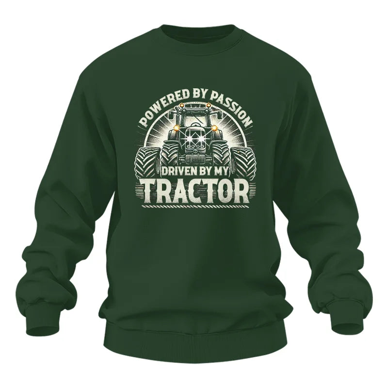 Image of Powered By Passion Driven By My Tractor 6 - Unisex Heavy Blend™ Crewneck Sweatshirt